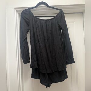 Black free people beach romper